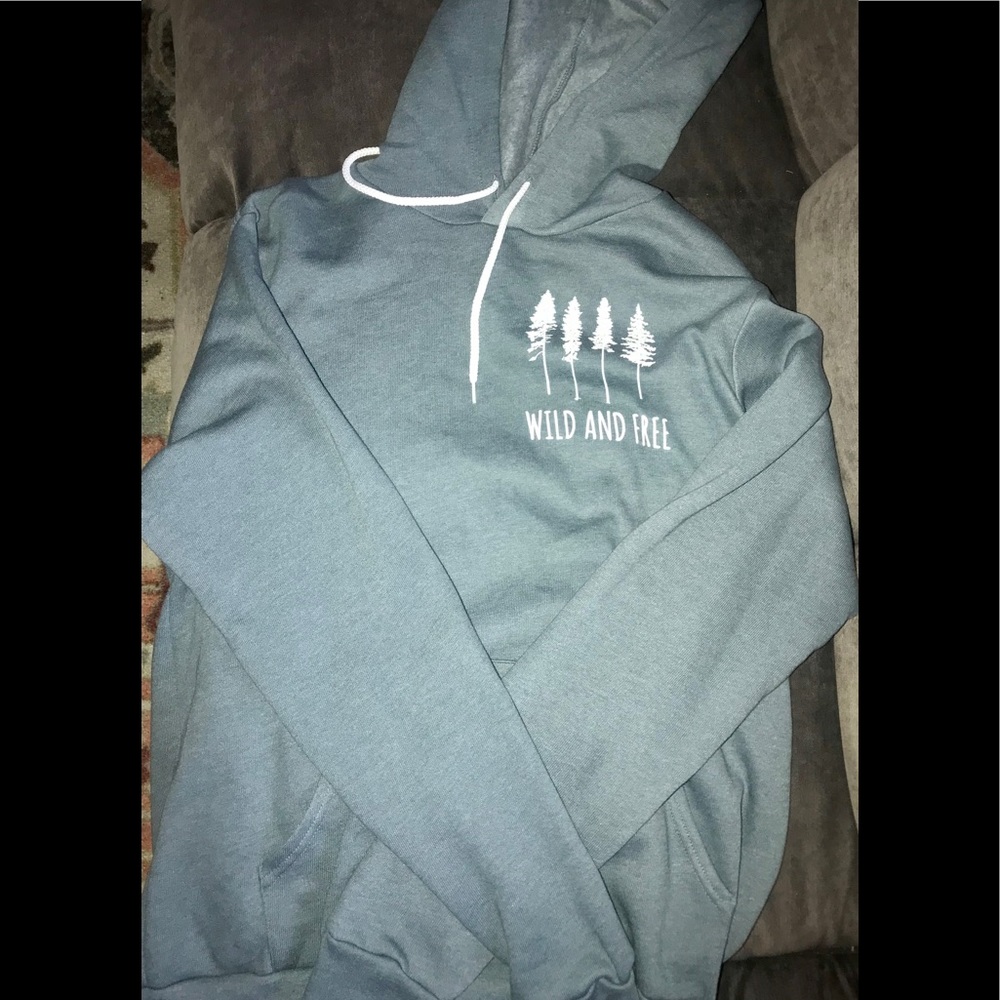 Blue Wild & Fred hoodie